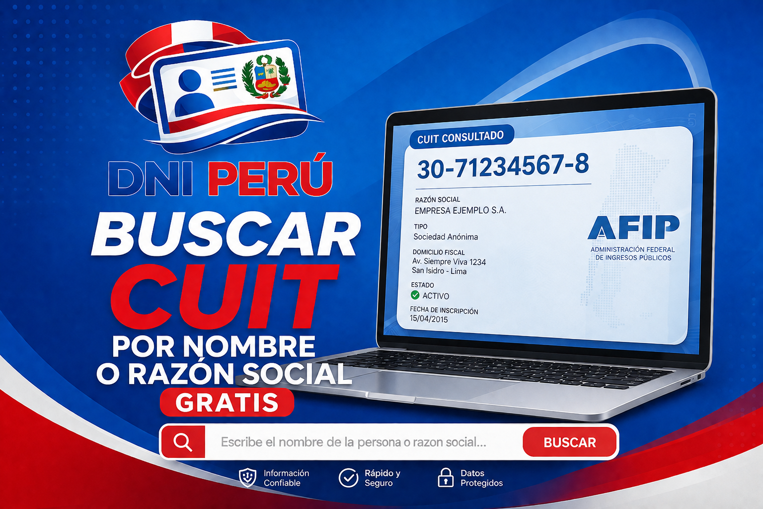 Buscar CUIT por Nombre o Razón Social | Gratis